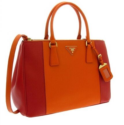 Prada Galleria包袋推出2013春夏全新双色系列_二手奢侈品包包在哪个app买