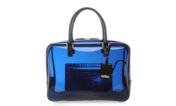 Jil Sander 蓝色透明PVC包款_靠谱二手奢侈品包包哪里可以买