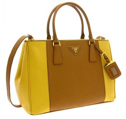 Prada Galleria包袋推出2013春夏全新双色系列_二手奢侈品包包在哪个app买