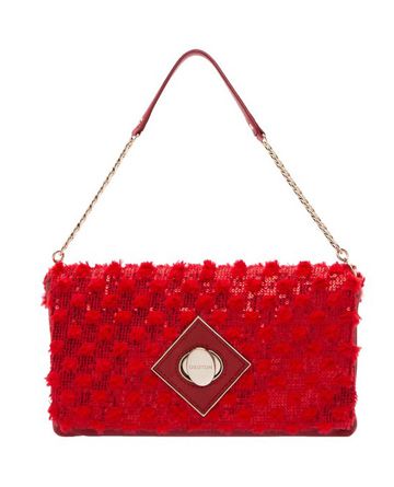 全球限量100件 华丽火红色手袋_广州名牌包包批发市场在哪里