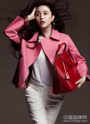 范冰冰×Louis Vuitton EPI Alma Bag 平面广告_广州名牌包包批发市场在哪里