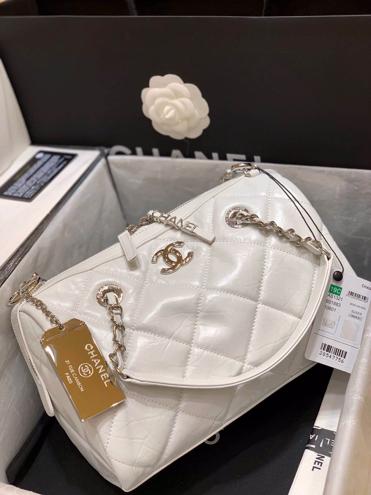 Chanel/香奈儿 AS1321 2020新款小号保龄球包