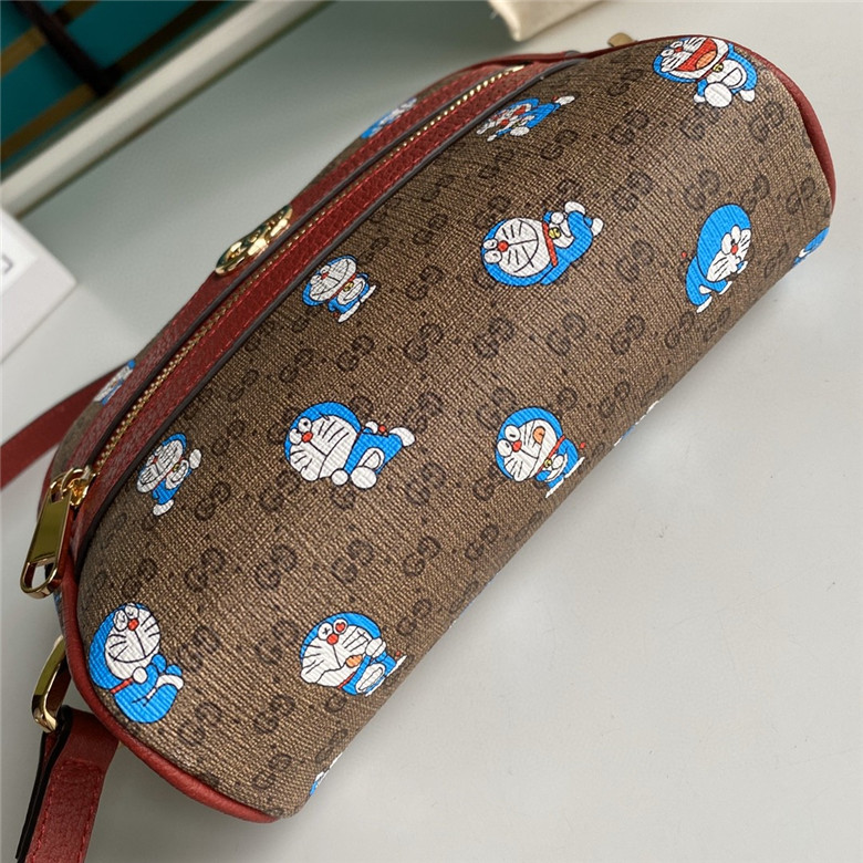 Gucci 647784 2TUBG 8580 Doraemon x Gucci联名系列 迷你手袋