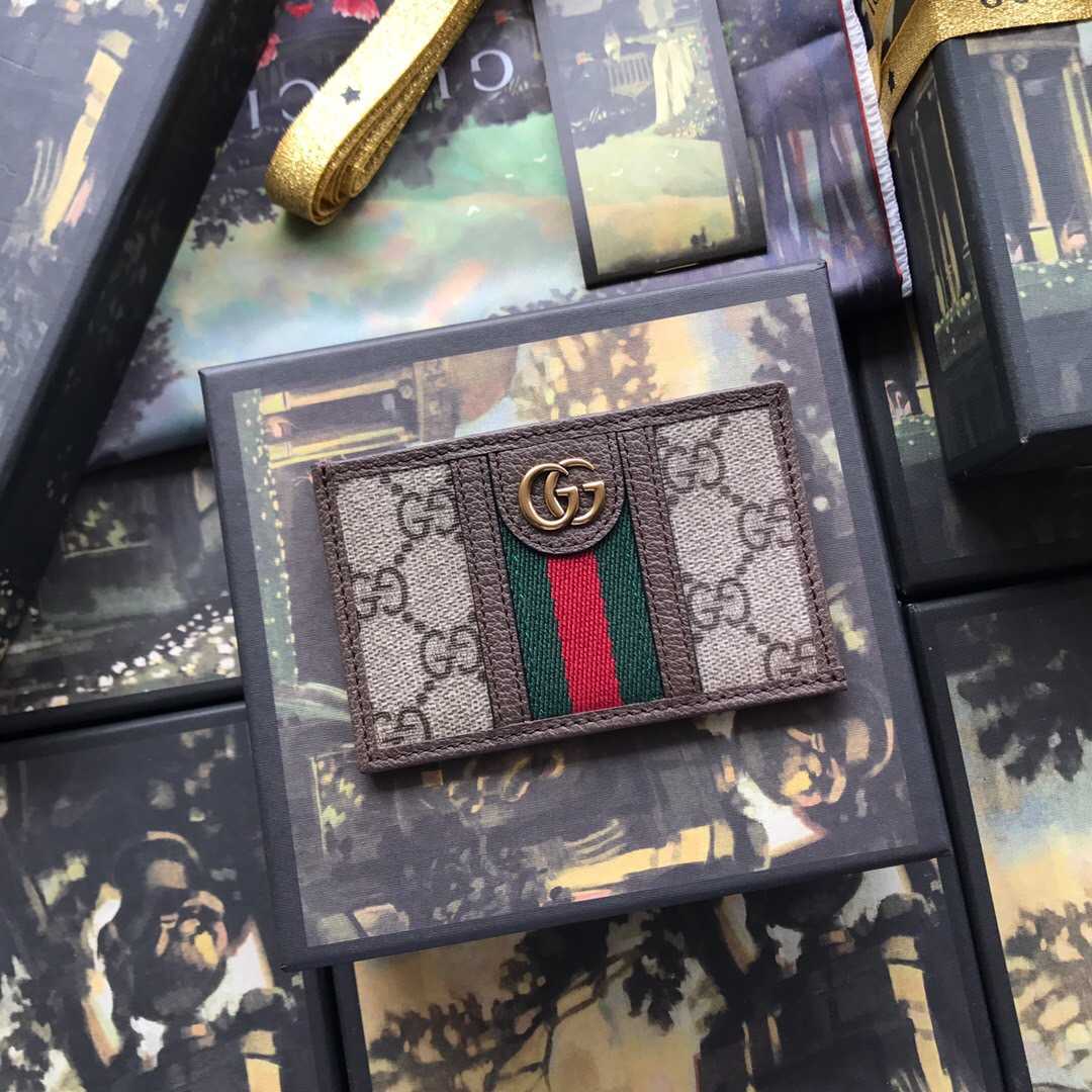 Gucci/古驰 597617 96IWT 8745 Ophidia系列GG卡包
