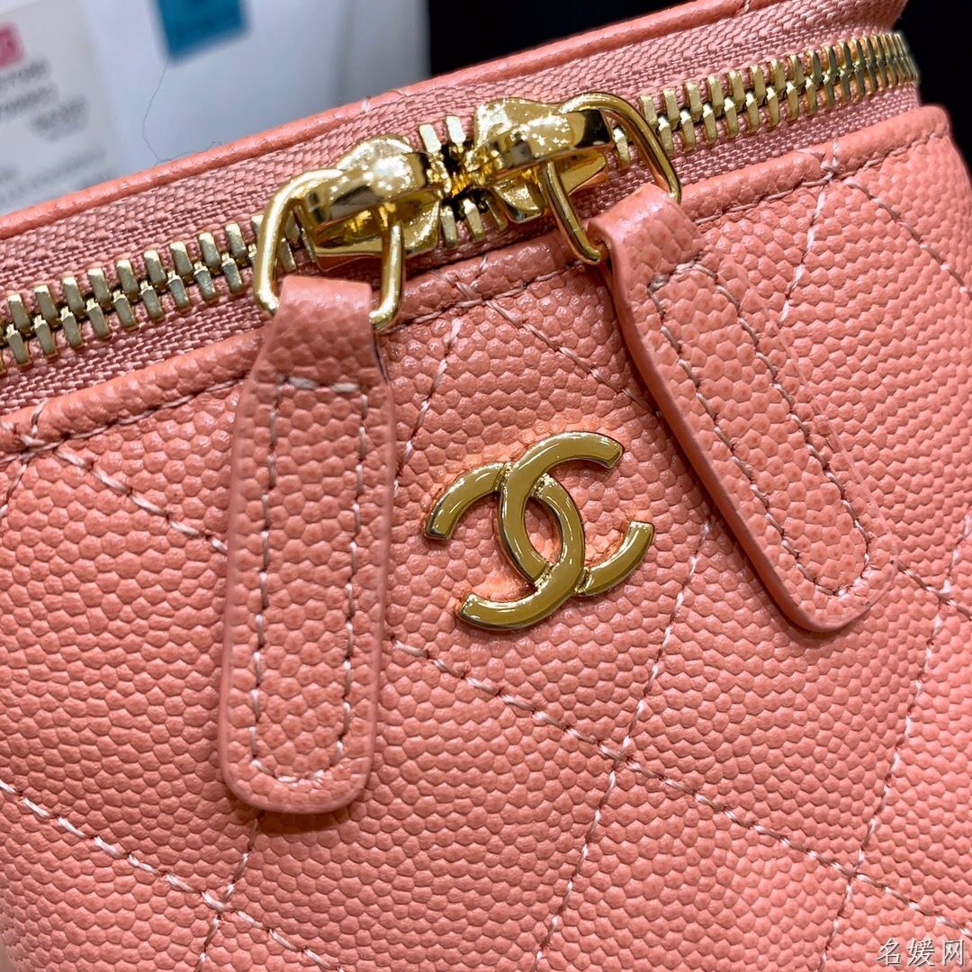 Chanel/香奈儿 AP1340粉色 迷你链子盒子化妆包