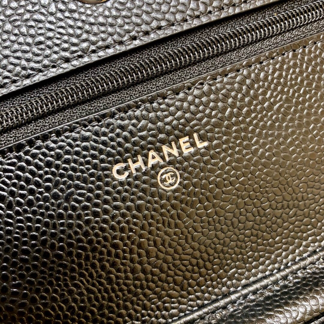 Chanel woc经典款Wallet on chain单肩斜挎链条包 A3381