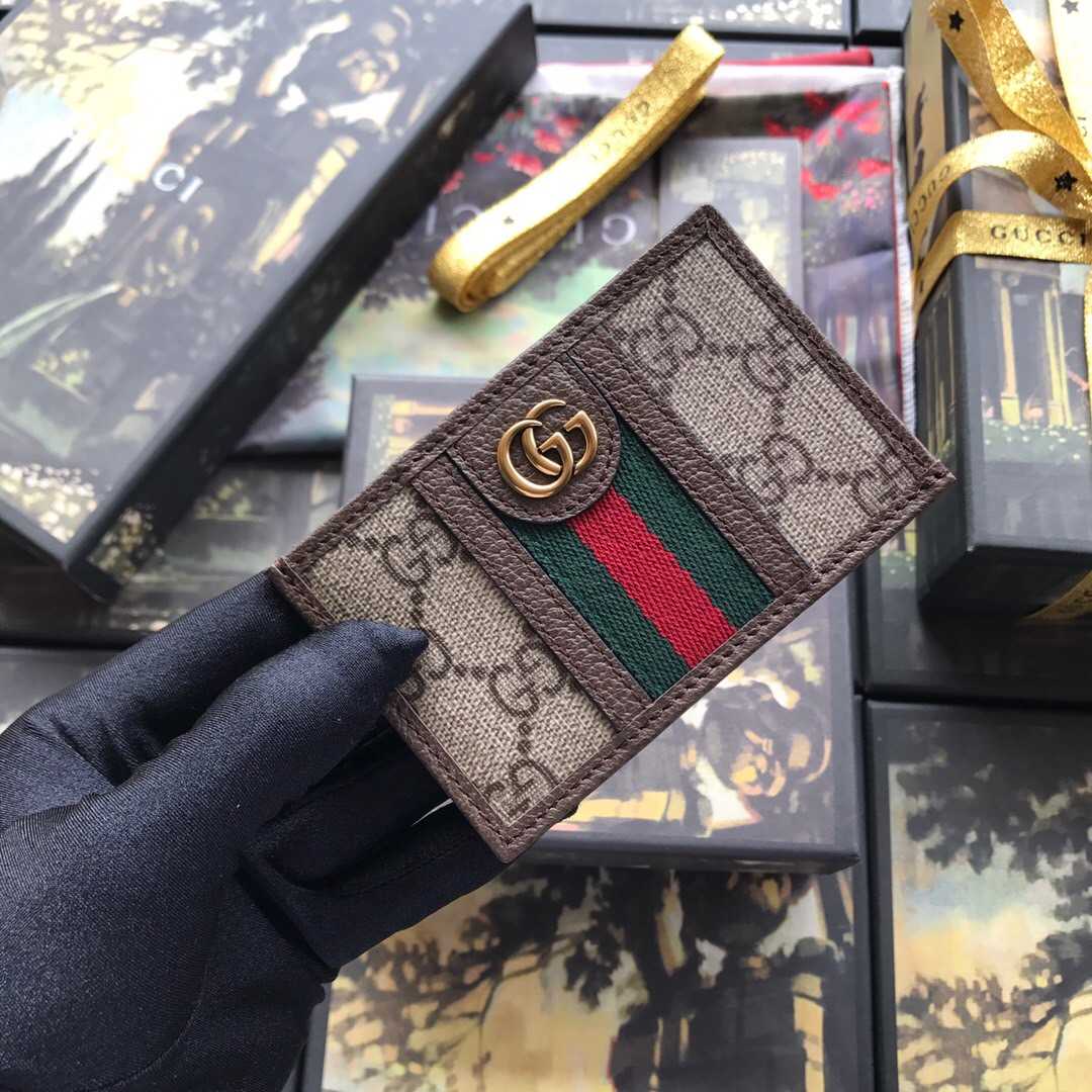 Gucci/古驰 597617 96IWT 8745 Ophidia系列GG卡包