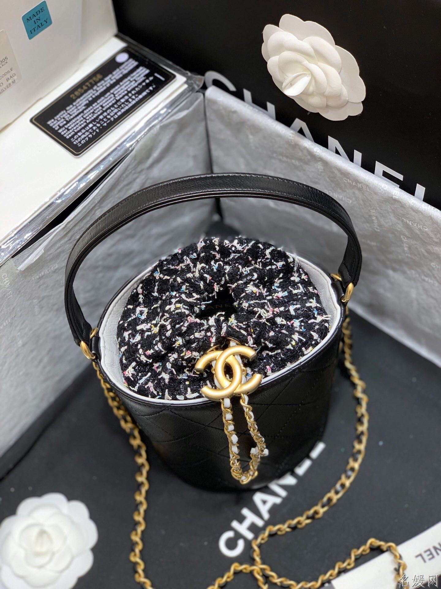 Chanel/香奈儿 AS1478 2020新款小号水桶抽绳包