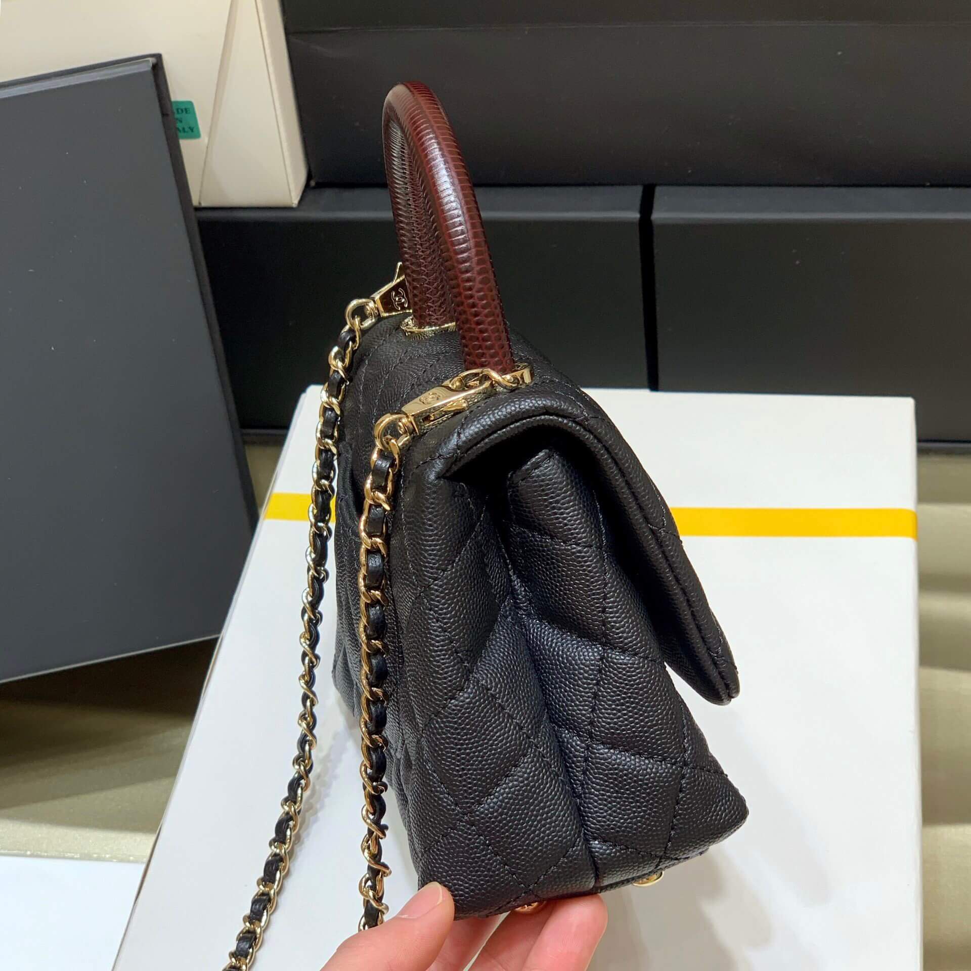 Chanel 纯原厂Coco handle Mini Bag AS2215