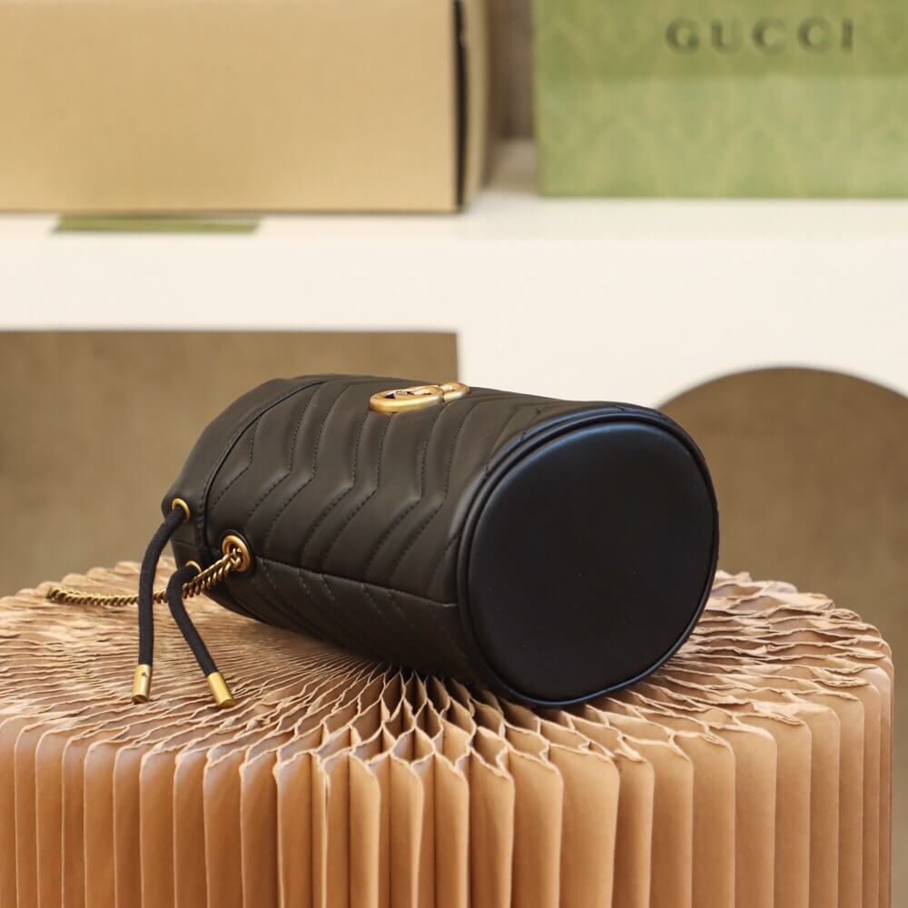 Gucci/古驰 GG Marmont系列小水桶包 575163
