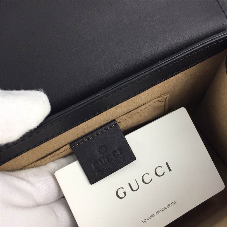 Gucci古驰 409487 Padlock系列小号GG肩背包