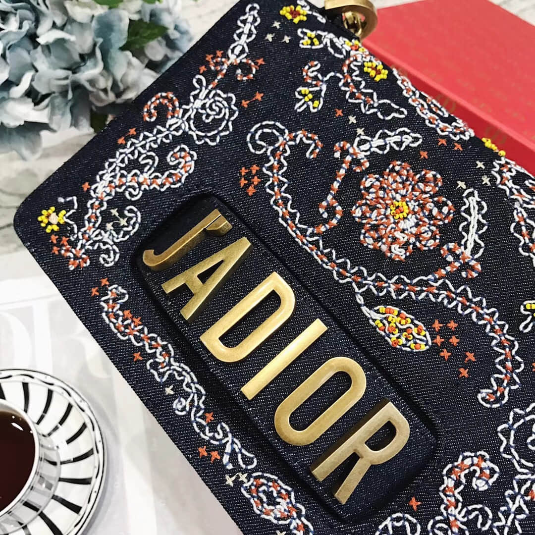 迪奥Dior新款 J’ADIOR 牛仔风珠绣 度假系列
