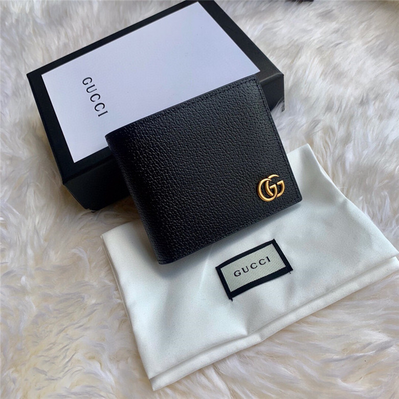 Gucci古驰 428726 GG Marmont系列皮革双折钱包