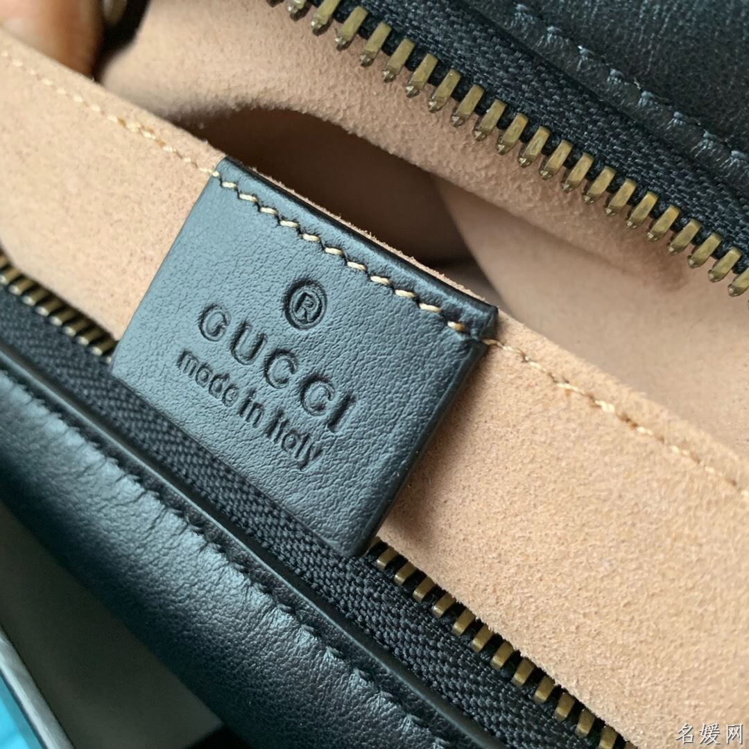 Gucci 双G迷你Marmont绗缝链条古驰斜挎相机包 4480