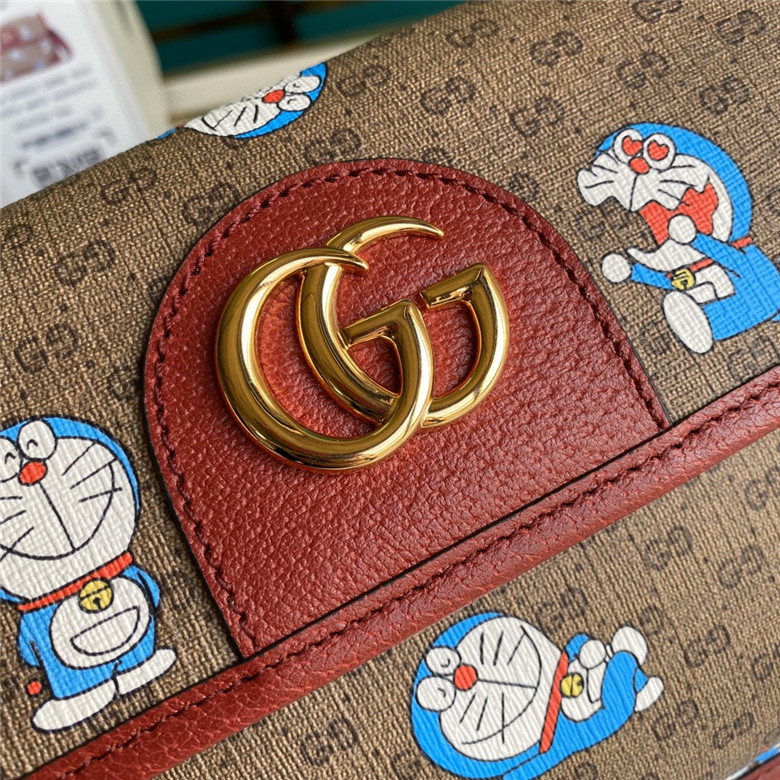 Gucci 647817 2TJBG 8587 Doraemon x Gucci联名系列 腰包