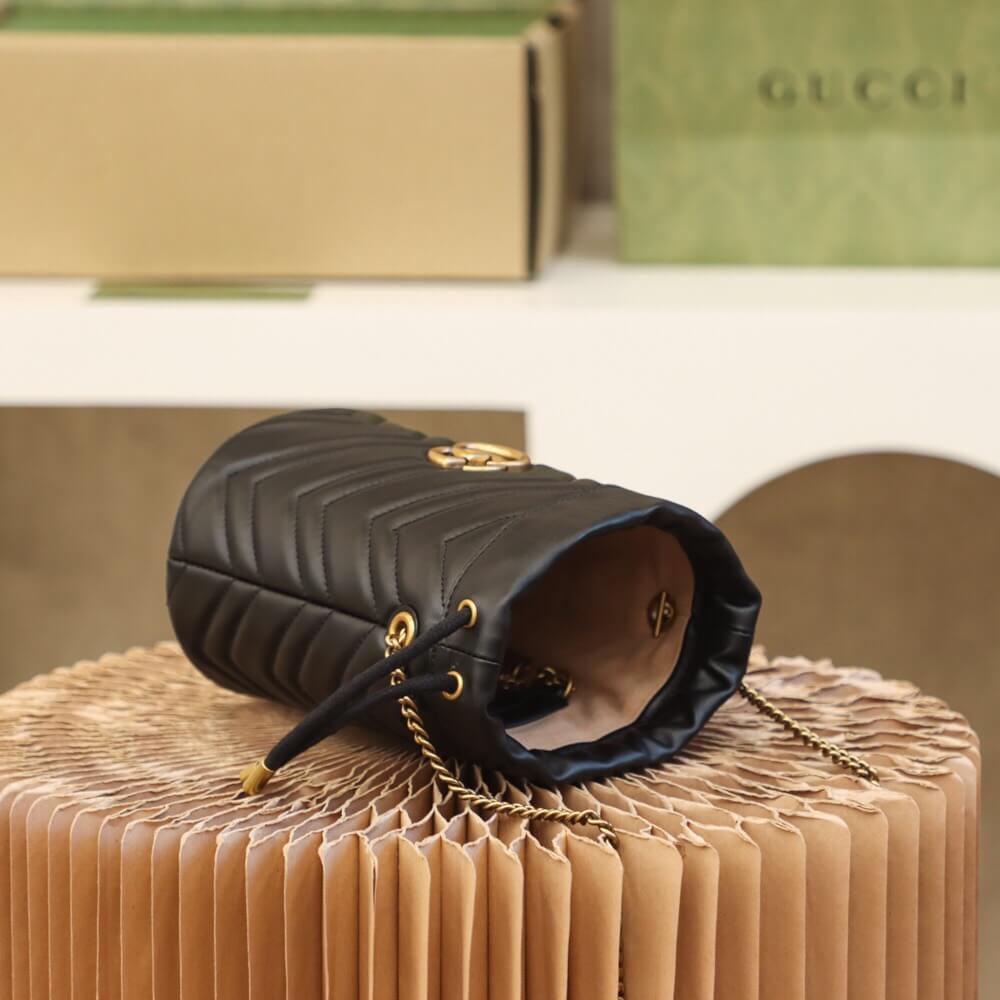 Gucci/古驰 GG Marmont系列小水桶包 575163