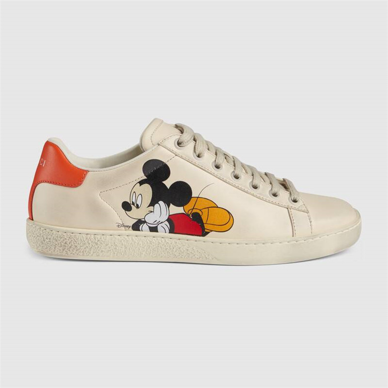 Disney x Gucci 602129 AYO70 9591 Ace系列女士运动鞋