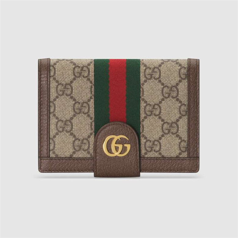 Gucci古驰 598914 Ophidia系列GG护照夹
