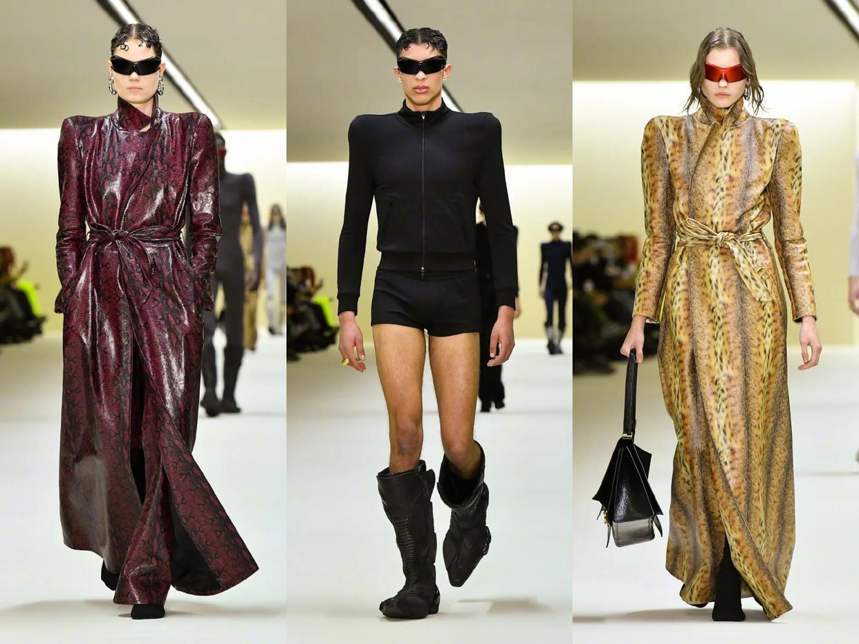 巴黎世家2023秋冬发布秀，高级时装领域里最有型最酷的存在之一