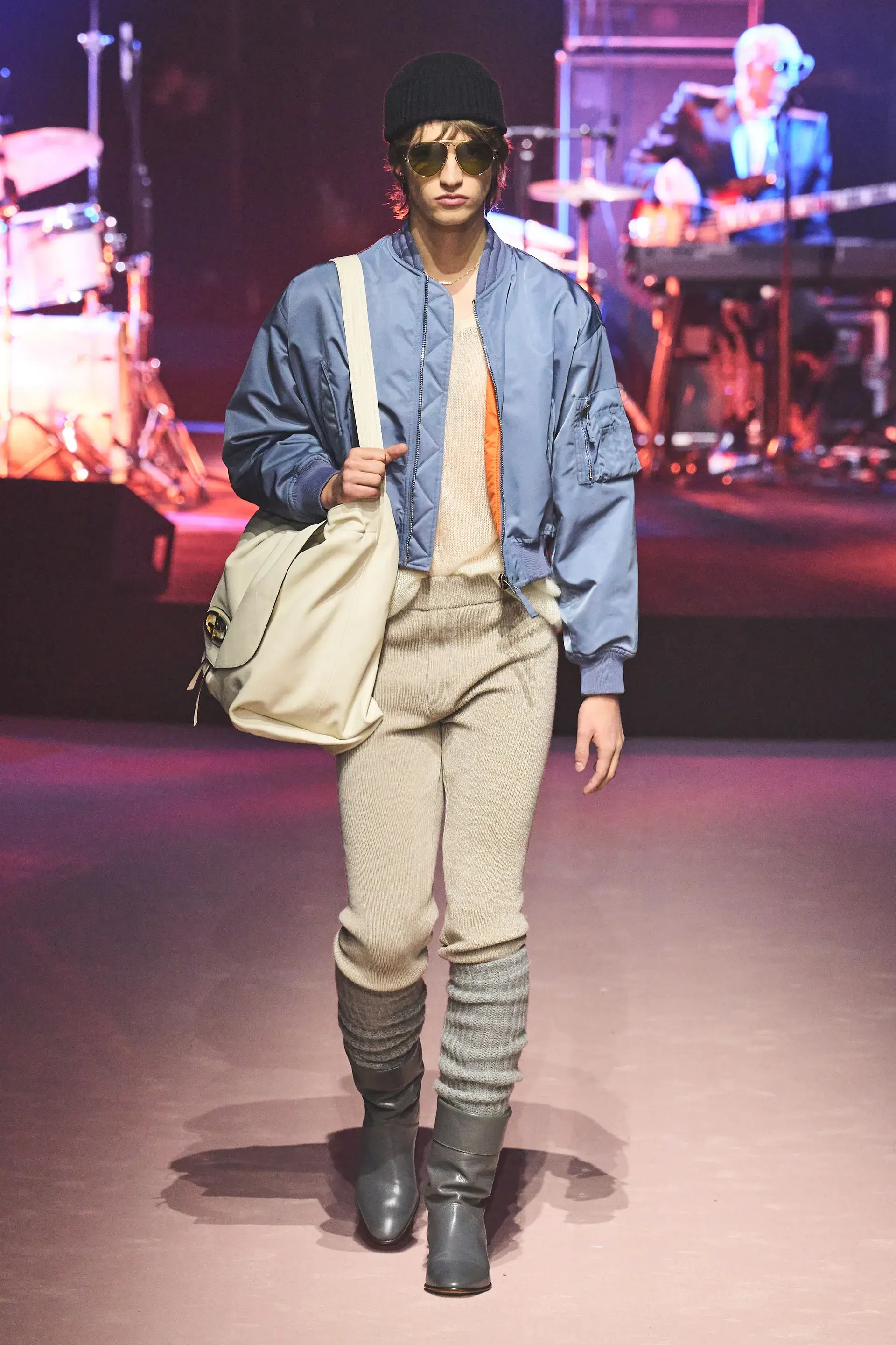 古驰Gucci2023秋季系列男装，都市和街头时尚的融合