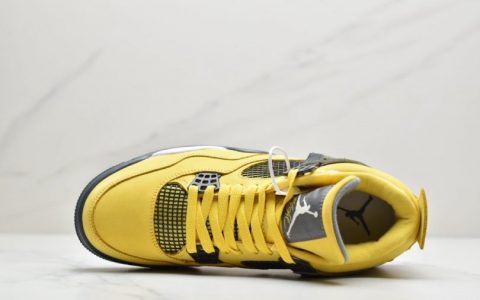 AJ4 电母 Air Jordan 4 “Lightning” 官方 2018 年底回归 独家率先出货 柠檬黄电母篮球鞋