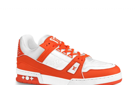 LV 1A811N 橙色 LV TRAINER 运动鞋