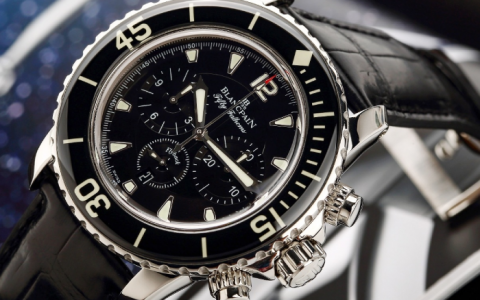 奢侈品手表宝珀五十噚系列5085F-1130-52A腕表