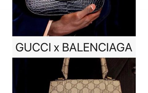 Gucci古驰Balenciaga巴黎世家｜双层Logo来