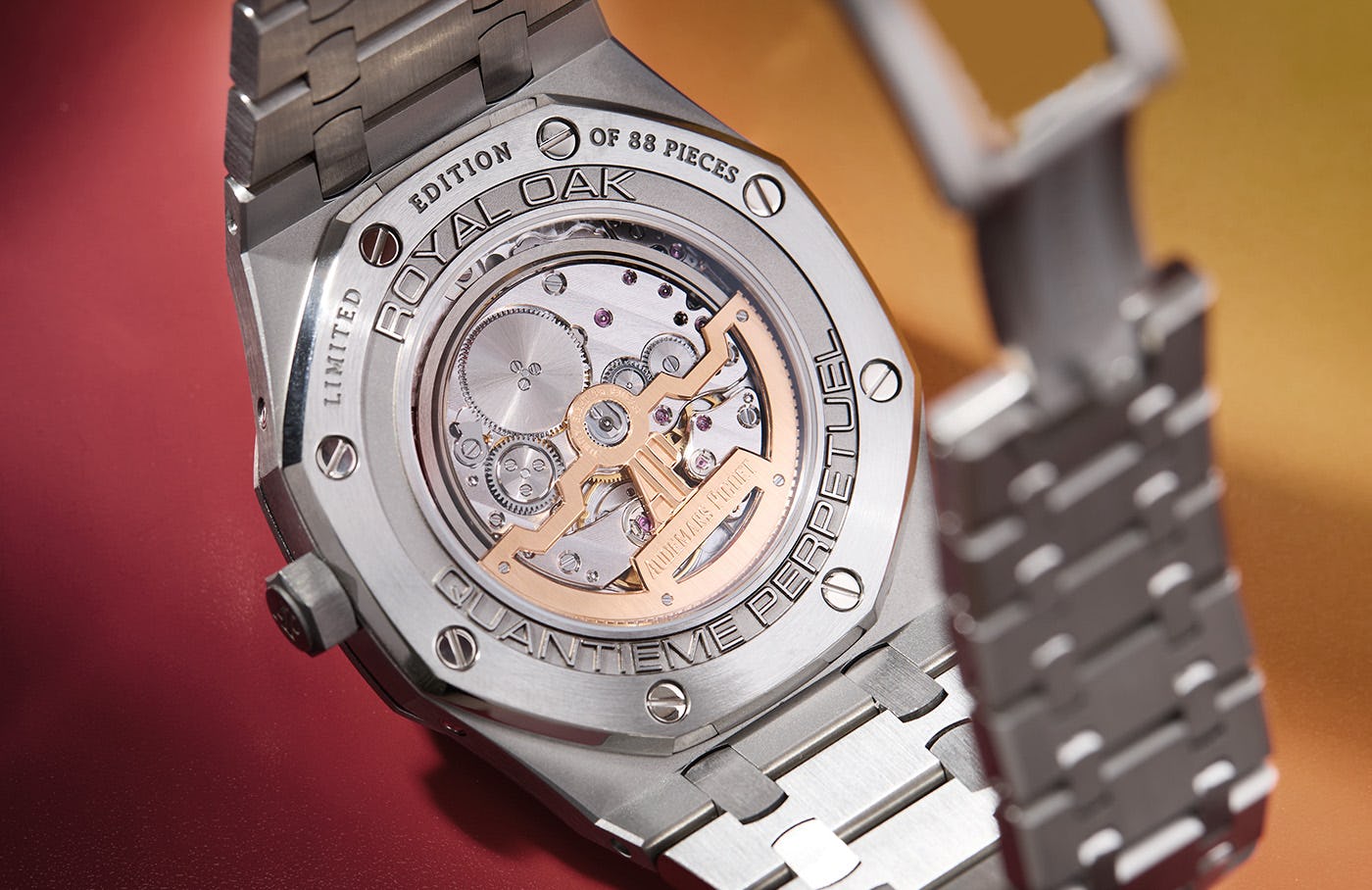 爱彼皇家橡树系列钛金万年历腕表手表盒