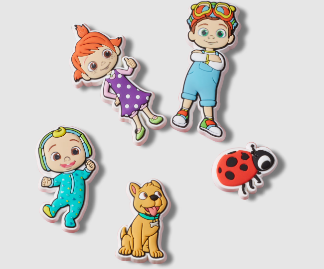 The CoComelon 5 Pack Jibbitz Charms