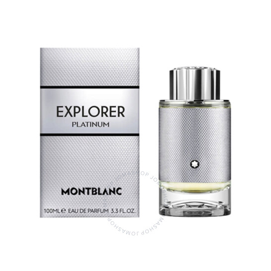 Montblanc Men's Explorer Platinum EDP Spray 3.4 oz Fragrances 3386460135818 - 546x546