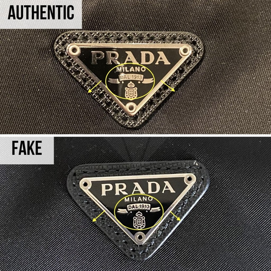 如何辨别 Prada 2005 年复刻版尼龙单肩包的真假？普拉达尼龙包真假鉴别