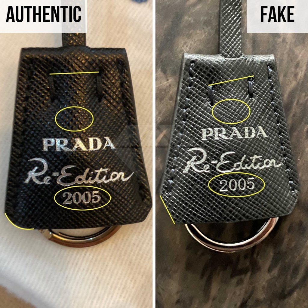 如何辨别 Prada 2005 年复刻版尼龙单肩包的真假？普拉达尼龙包真假鉴别
