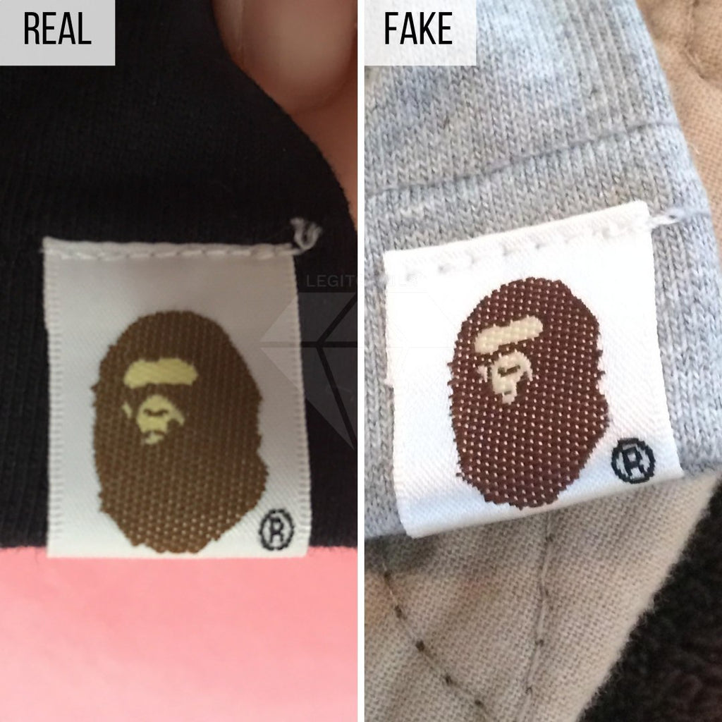 How To Spot a Fake Bape Tee/Bape T-shirt: The Sleeve Tag Method