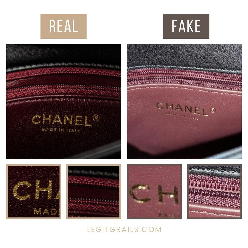 Real Vs Fake Chanel Trendy CC Bag