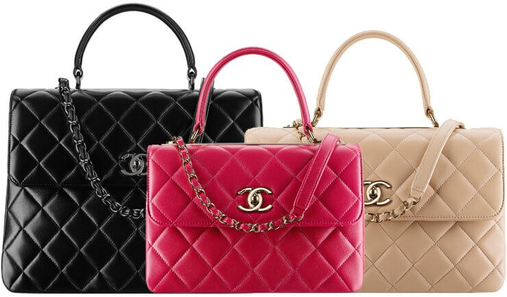 Chanel Trendy CC Top Handle Sizes