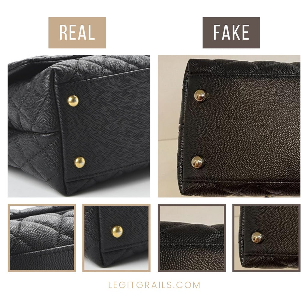 Chanel Coco Handle Bag Real Vs Fake