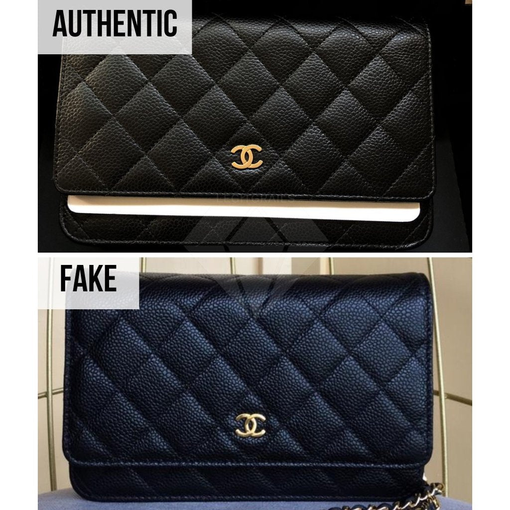 Chanel Wallet On Chain/WOC Fake VS Real Guide: Chanel WOC Fake VS Real