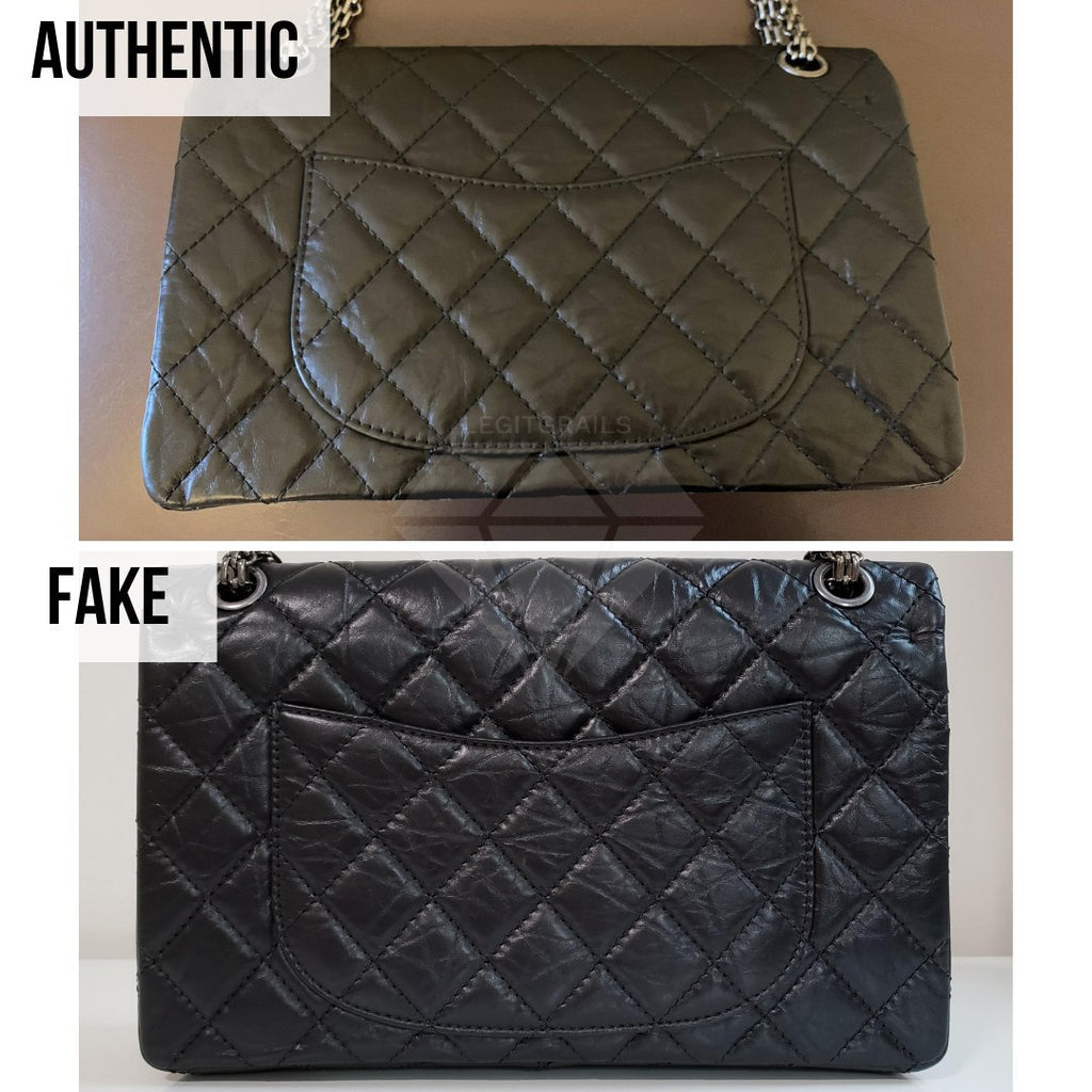 Chanel 2.55 Bag Authentication Guide: The Backside of the Bag Method